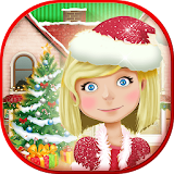 Christmas Dollhouse Games 3D icon