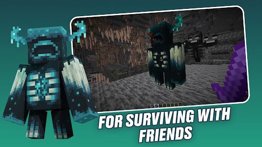 Warden Minecraft: Survival Mod Unknown