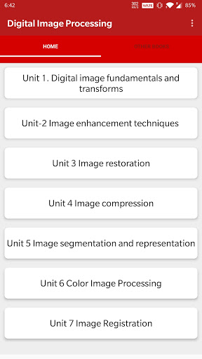 Android application Digital Image Processing screenshort