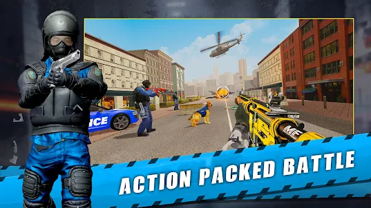 Police Games: 警察 小遊戲 現代的 真的 槍