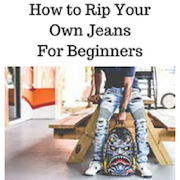 How to rip your own jeans