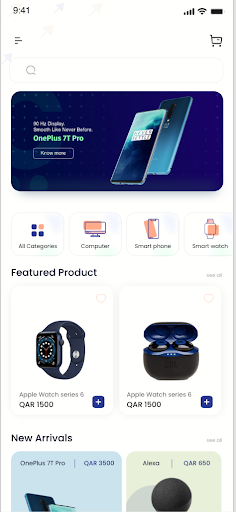 Android application Jascart screenshort
