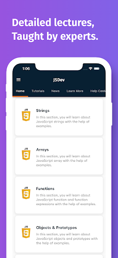 Learn JavaScript: Learn & Code Screen 3