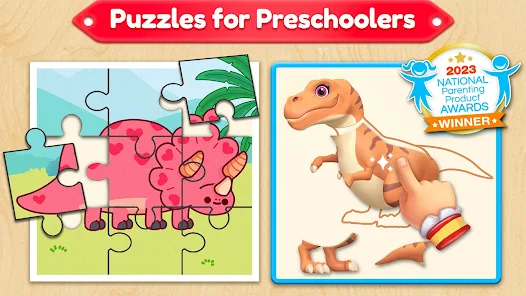 Dino Puzzle - Jigsaw Puzzles for Kids and Toddlers