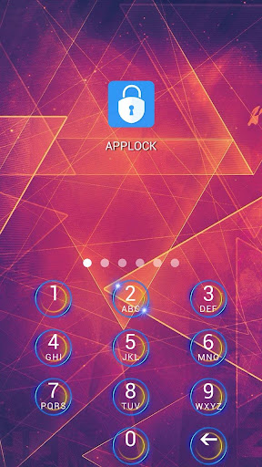 AppLock Theme Colorful Light Screen 2