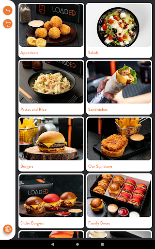 Bridge Digital Menu On Tablet Screen 2