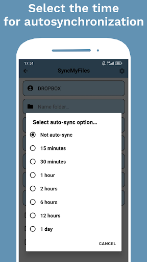 Android application SyncMyFiles Pro - Autosync App screenshort