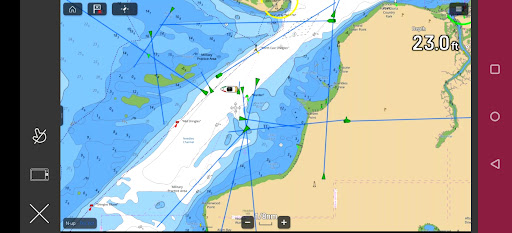Android application Raymarine screenshort