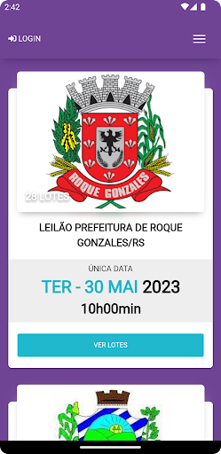 Agili Leilões Screen 2