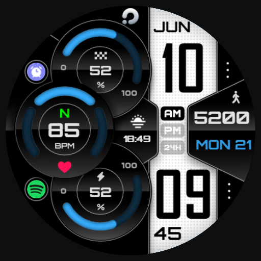 PRADO X75 Digital Watch Face logo