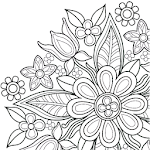 Cover Image of Download Flowers Mandala coloring book 7.3.6 APK