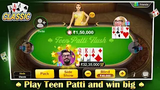 Teen Patti Flush:3 Patti Poker - Screenshot 1