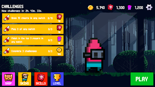 Android application Pixel art shooter screenshort