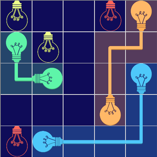 Connect Neon Bulb - Join the D logo