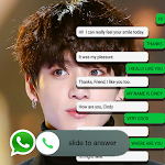 Cover Image of Télécharger BTS Jungkook : Faux chat - faux appel  APK