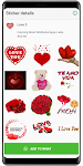 screenshot of WASticker - All Love Stickers