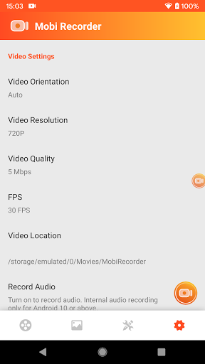 Screen Recorder Mobi Recorder v3.1.4 Android
