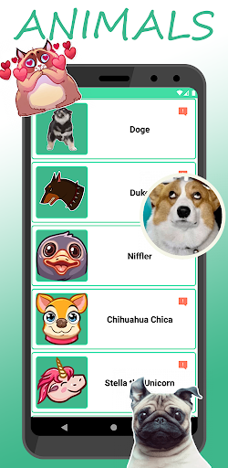 Android application WASticker - All stickers screenshort