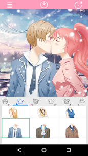 Anime Avatar Maker: Kissing Couple 3