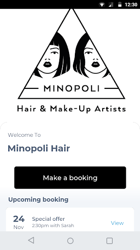 Android application Minopoli Hair screenshort