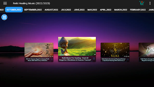 Android application Reiki Healing Music screenshort