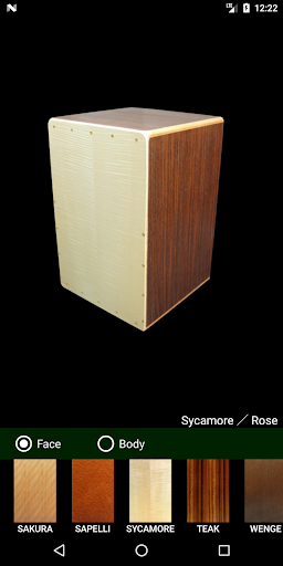 Cajon Surface Combination. Screen 3