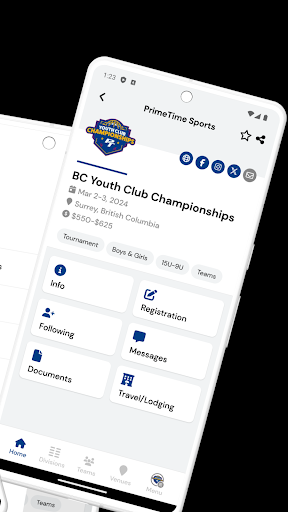 Primetime Sports Company Screen 2