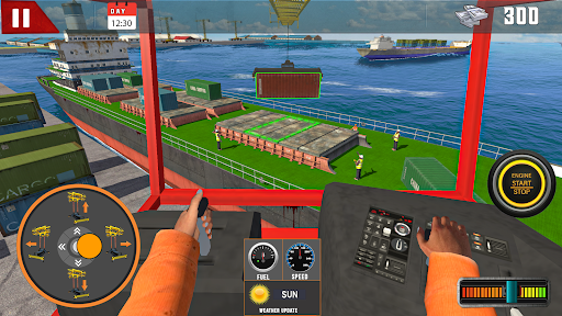 Cargo Seaport Ship Simulator ekran görüntüsü