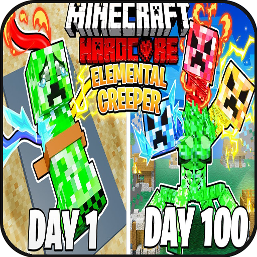 I Survived 100 Days as CREEPER logo