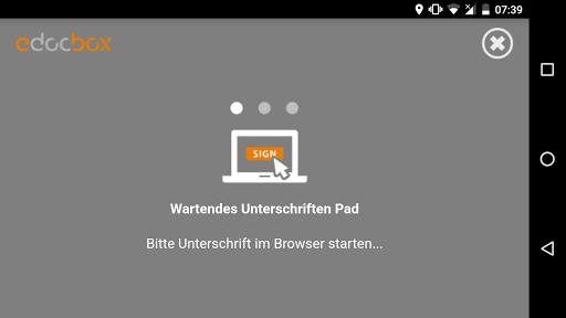 eDocBox mit eSignatur Screen 3