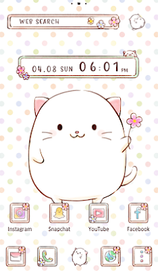 かわいい壁紙アイコン まんまる猫ちゃん 無料 Androidアプリ Applion