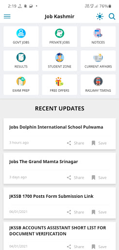 Job Kashmir - Daily Job Alerts