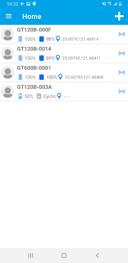 Android application i-gotU GPS screenshort