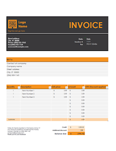 Invoice format Templates