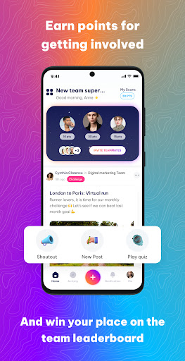 Android application SquadPal - Fun app for teams screenshort