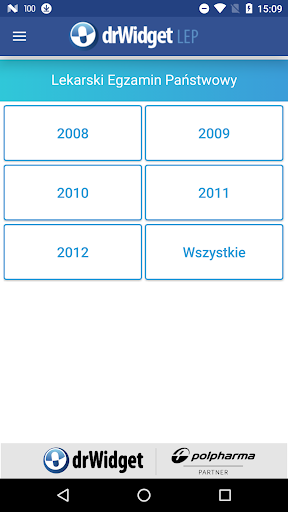 Android application DrWidget LEP screenshort