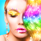 Glitter Makeup Face Editor icon