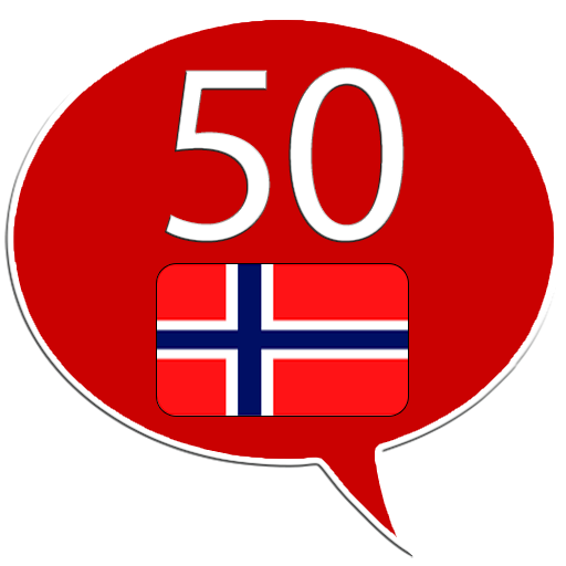 Learn Norwegian - 50 languages logo