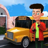 High School Bus Driver 3D icon