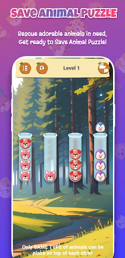 Save Animals Puzzle Screen 2
