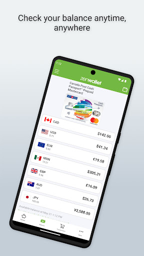 Android application Zenwallet screenshort