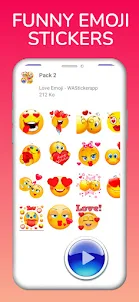 Love Emoji - WAStickerapp
