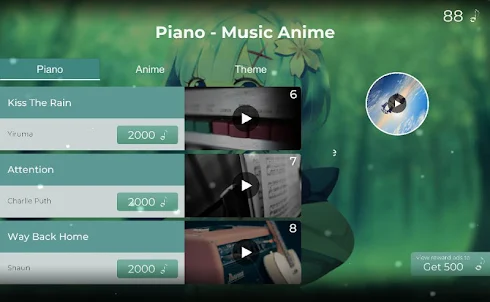 Piano Tile - The Music Anime