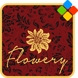 Flowery Red Theme icon