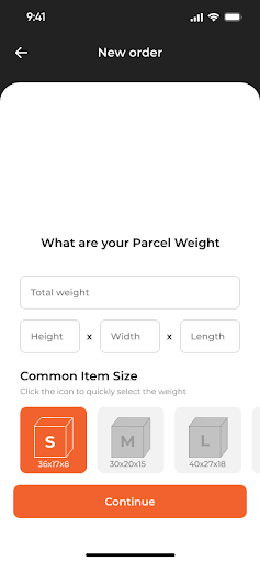 goflex - delivery app Screen 3