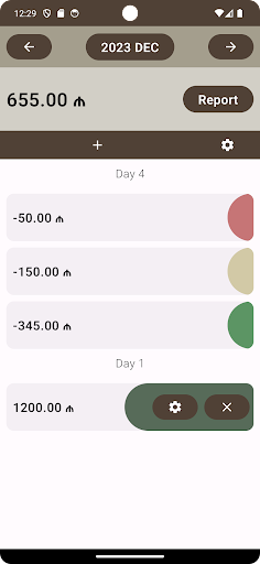 Android application Money Tracker: Budget planner screenshort