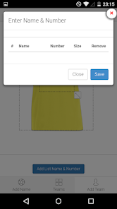 Captura de Pantalla 6 Diseñador de Camisetas Fútbol android