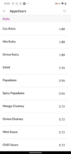 Tulsi Indian Takeaway Screen 3