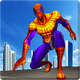 Flying Spider Rope Hero: Crime City Rescue Mission icon