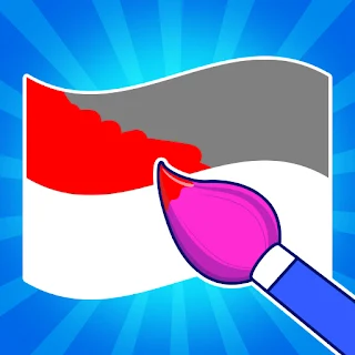 Flag Painting Puzzle Game